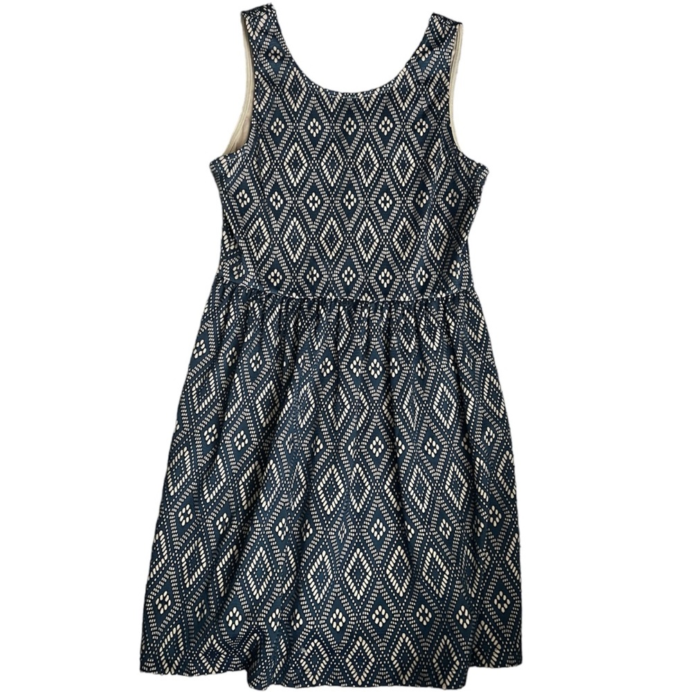 Alya Blue patterned dress -  Women’s Large
